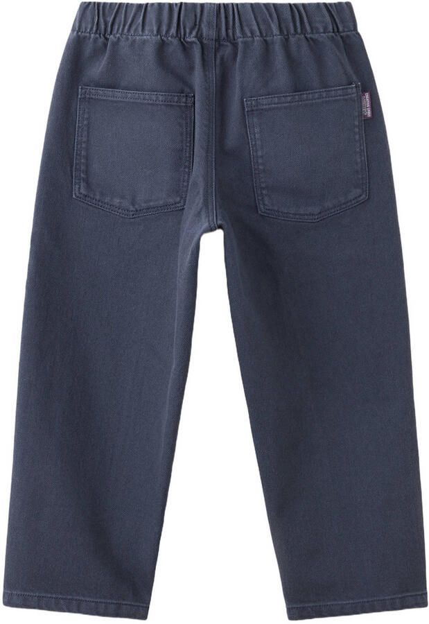 Mango Kids casual broek donkerblauw - Foto 2