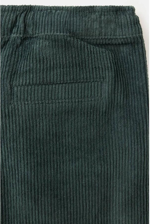 Mango Kids casual broek donkergroen - Foto 2