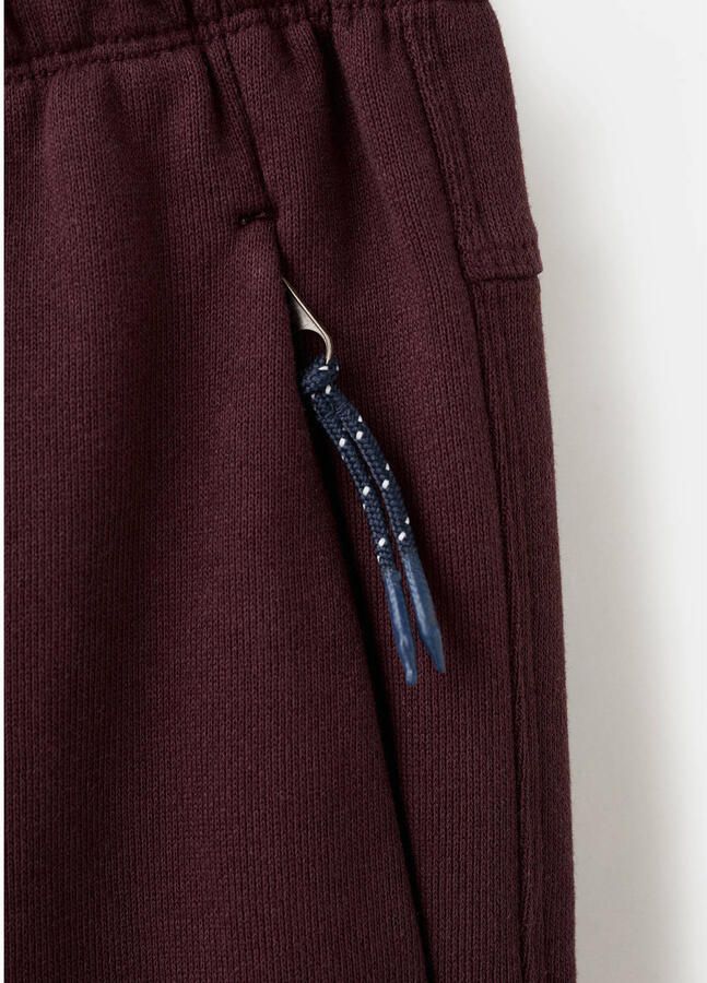 Mango Kids casual broek donkerrood - Foto 3