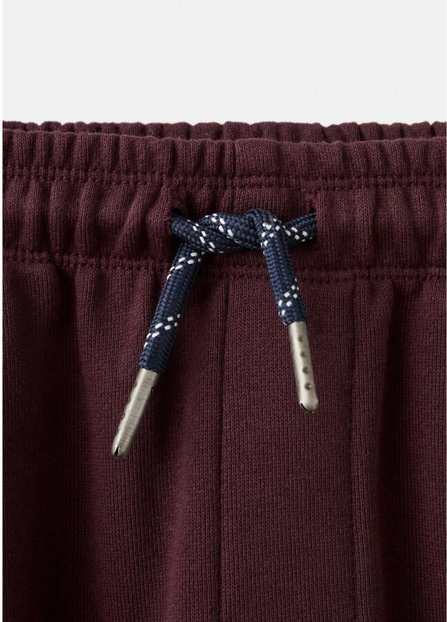 Mango Kids casual broek donkerrood - Foto 2