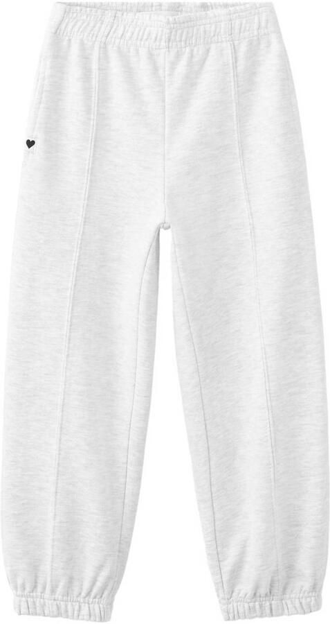 Mango Kids casual broek lichtgrijs