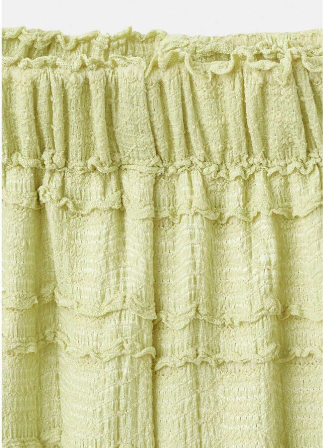 Mango Kids casual broek lichtgroen - Foto 2