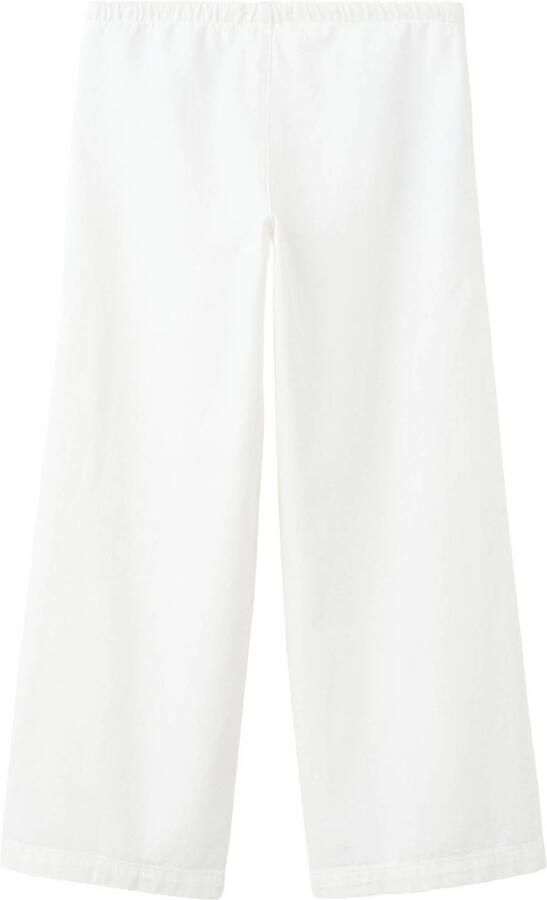 Mango Kids casual broek met studs wit - Foto 3