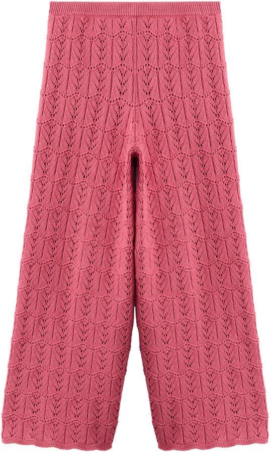 Mango Kids casual broek roze