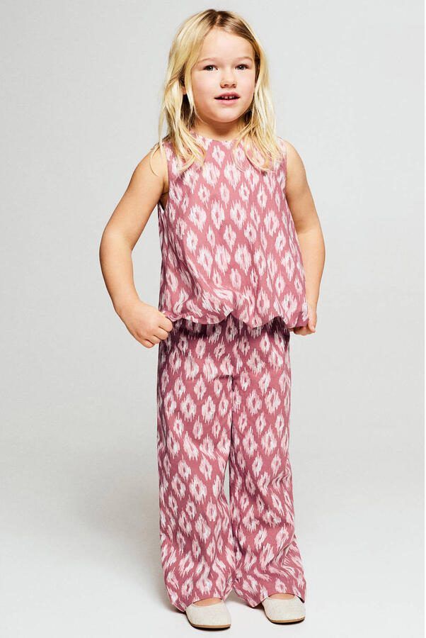 Mango Kids casual broek roze