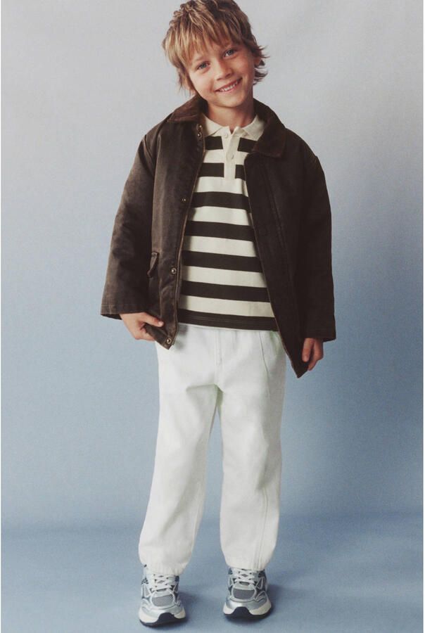 Mango Kids casual broek wit
