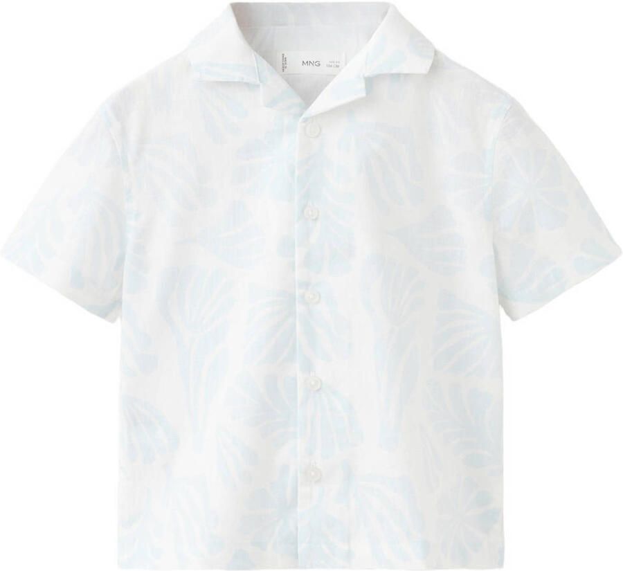 Mango Kids casual overhemd lichtblauw