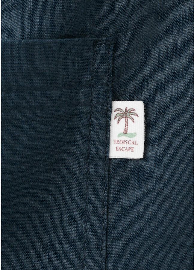 Mango Kids casual short donkerblauw - Foto 2