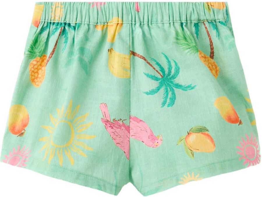 Mango Kids casual short groen - Foto 2