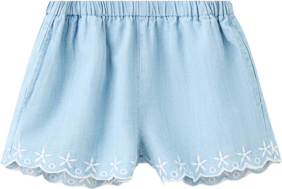Mango Kids casual short lichtblauw