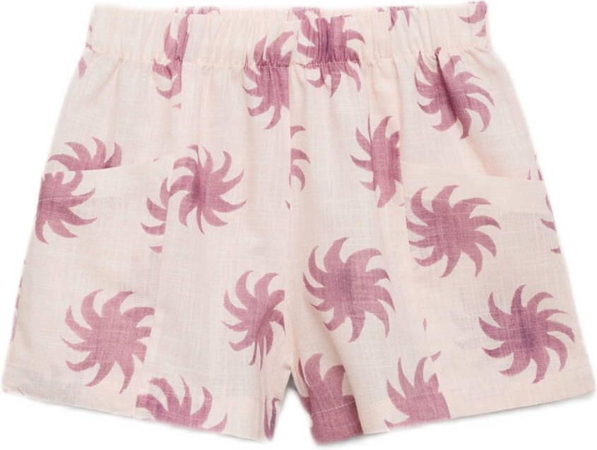 Mango Kids casual short lichtroze