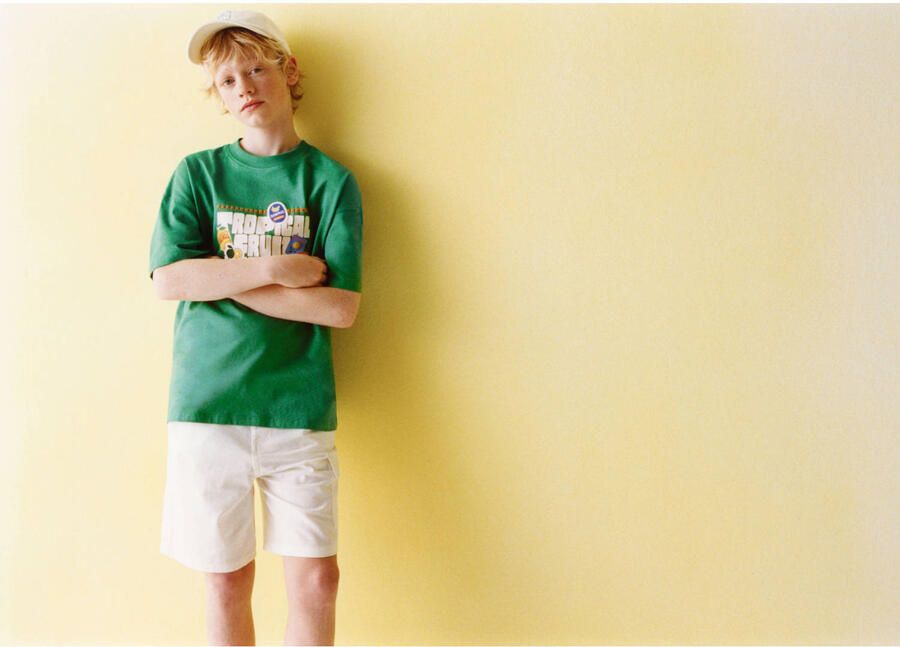 Mango Kids casual short wit - Foto 2