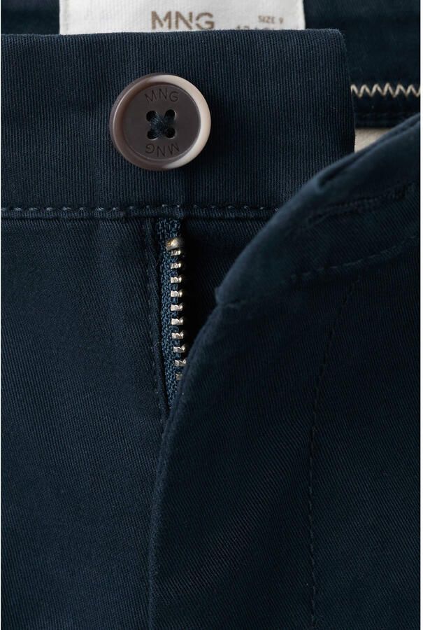 Mango Kids chino donkerblauw - Foto 3