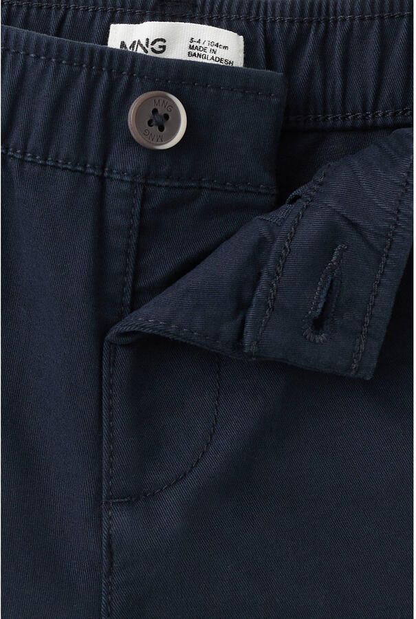 Mango Kids chino donkerblauw - Foto 2