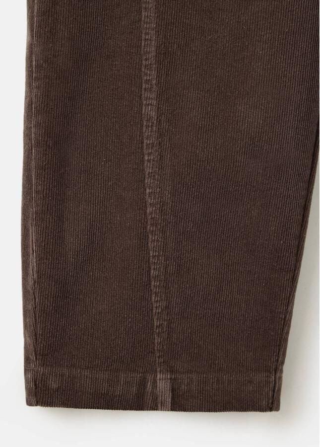 Mango Kids corduroy broek bruin Meisjes Katoen Effen - Foto 2