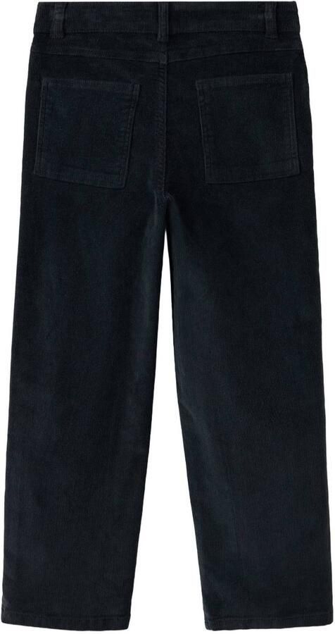 Mango Kids corduroy casual broek antraciet