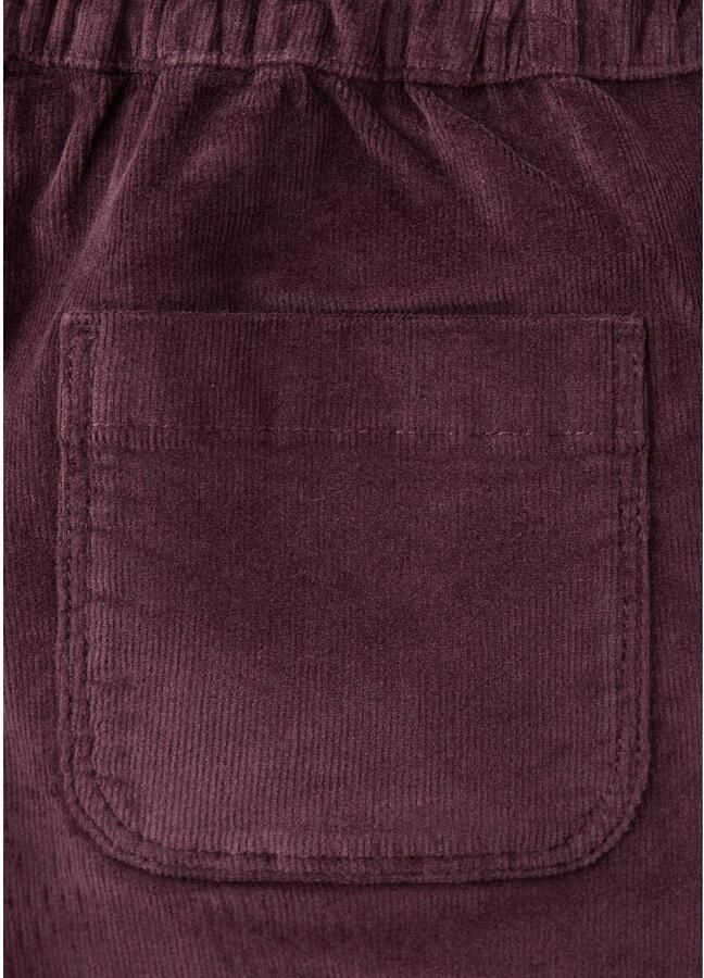 Mango Kids corduroy casual broek donkerrood Jongens Katoen Effen - Foto 2
