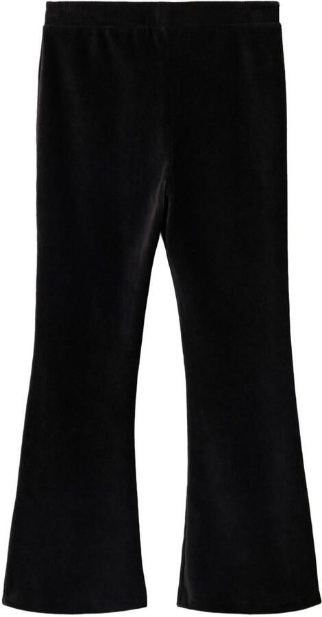 Mango Kids corduroy flared broek zwart - Foto 2