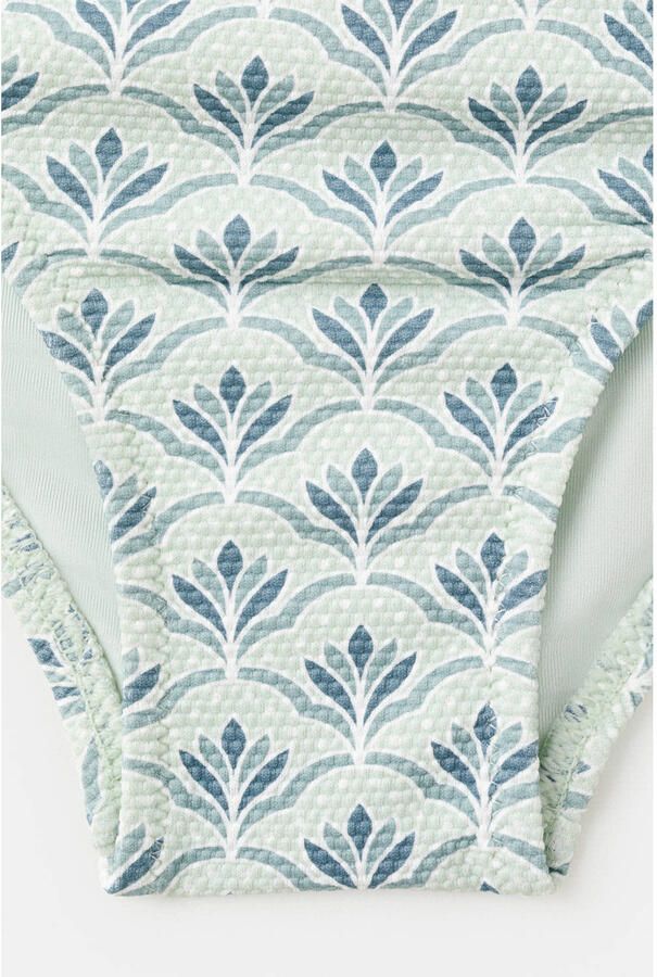 Mango Kids crop bikini blauw wit - Foto 2