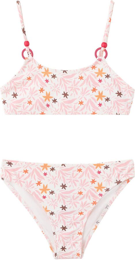 Mango Kids crop bikini lichtroze