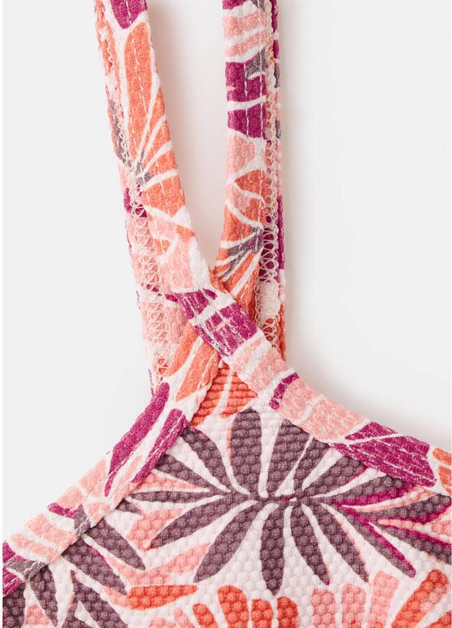 Mango Kids crop bikini oranje roze - Foto 2