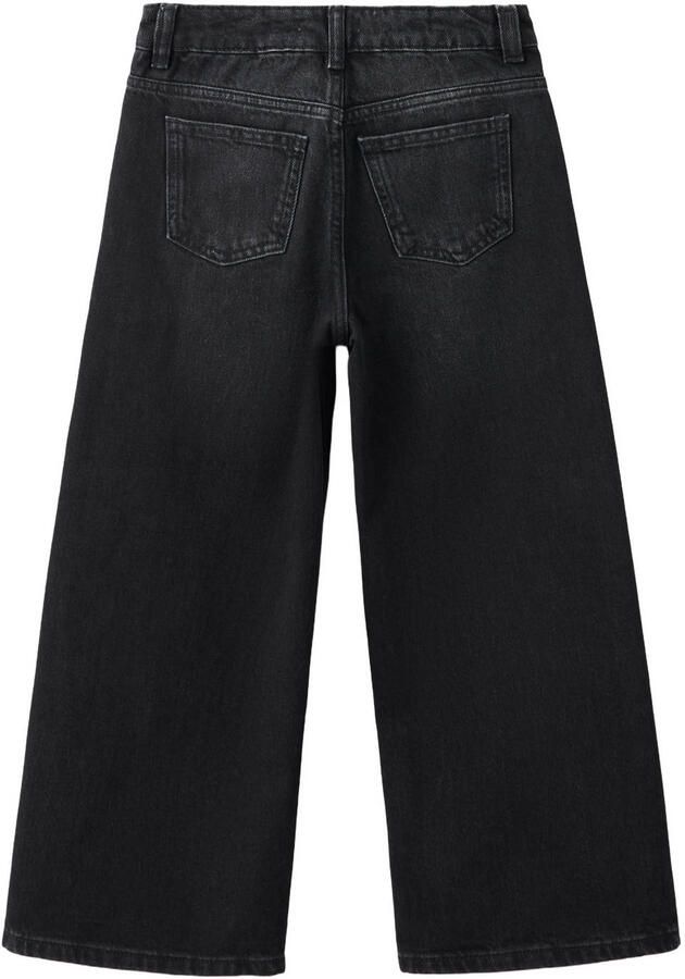 Mango Kids culotte jeans met strass steentjes zwart - Foto 2