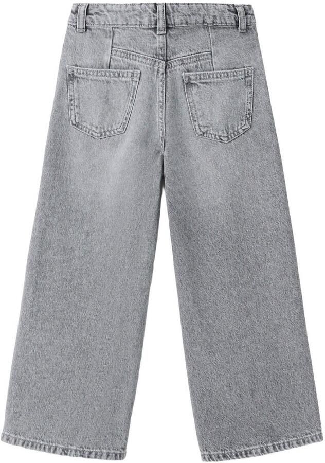 Mango Kids culotte jeans met studs grey denim - Foto 2