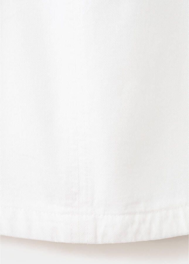 Mango Kids denim haltertop met studs wit - Foto 2