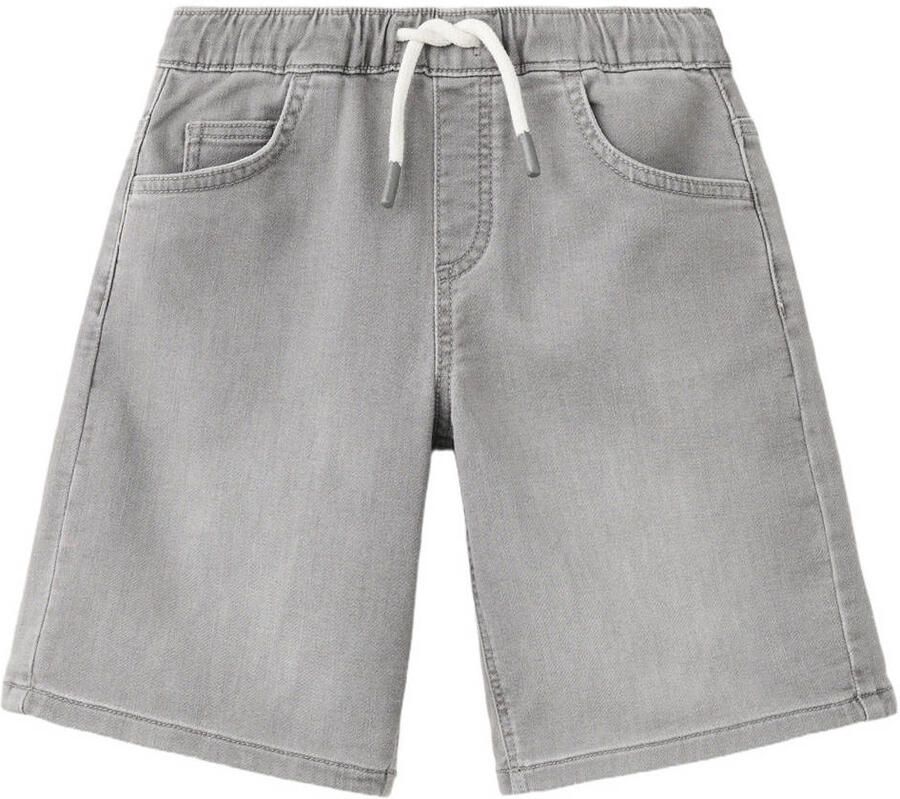 Mango Kids denim short grijs