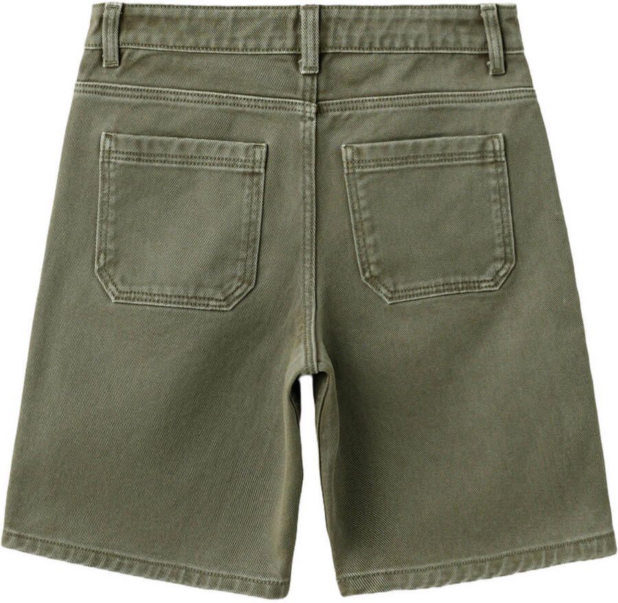 Mango Kids denim short kaki - Foto 2