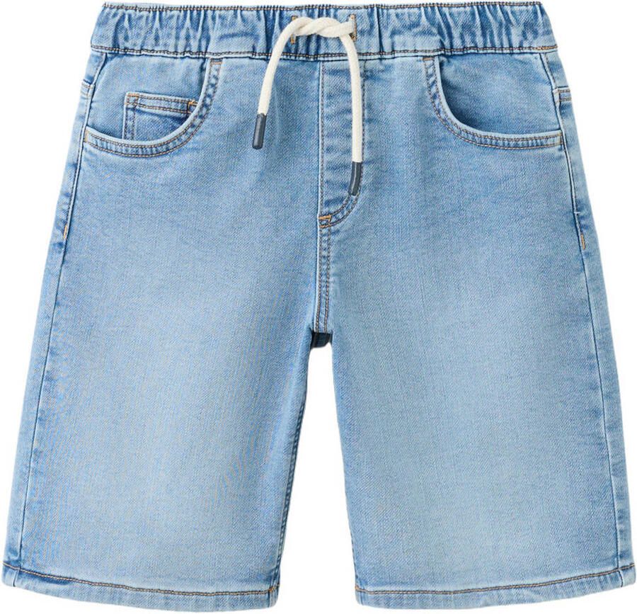 Mango Kids denim short lichtblauw