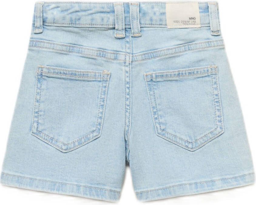 Mango Kids denim short light blue denim - Foto 3