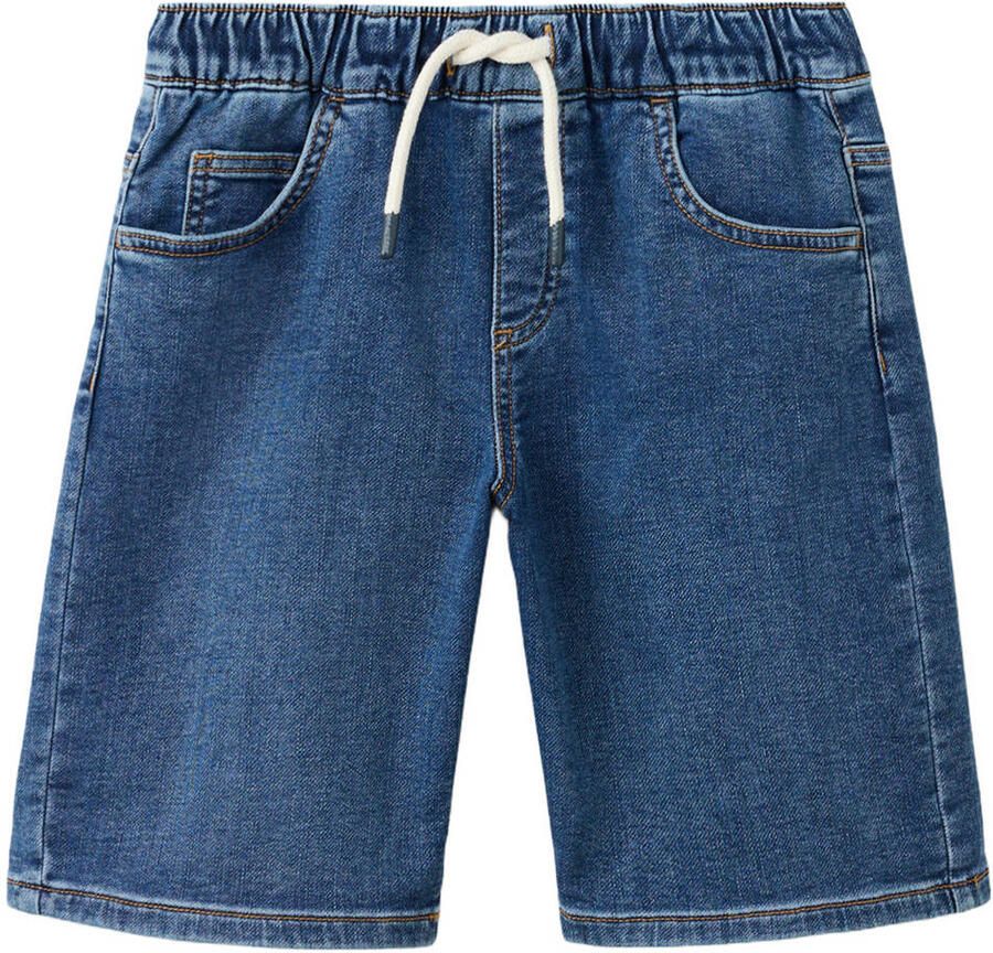 Mango Kids denim short mediumblauw