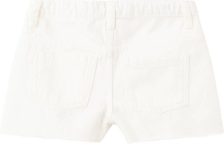 Mango Kids denim short met studs wit - Foto 2
