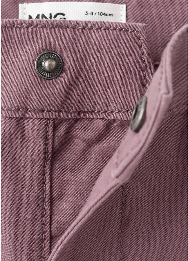 Mango Kids denim short paars - Foto 3