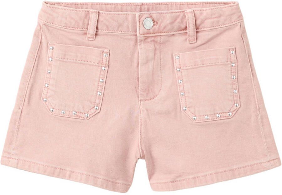 Mango Kids denim short roze