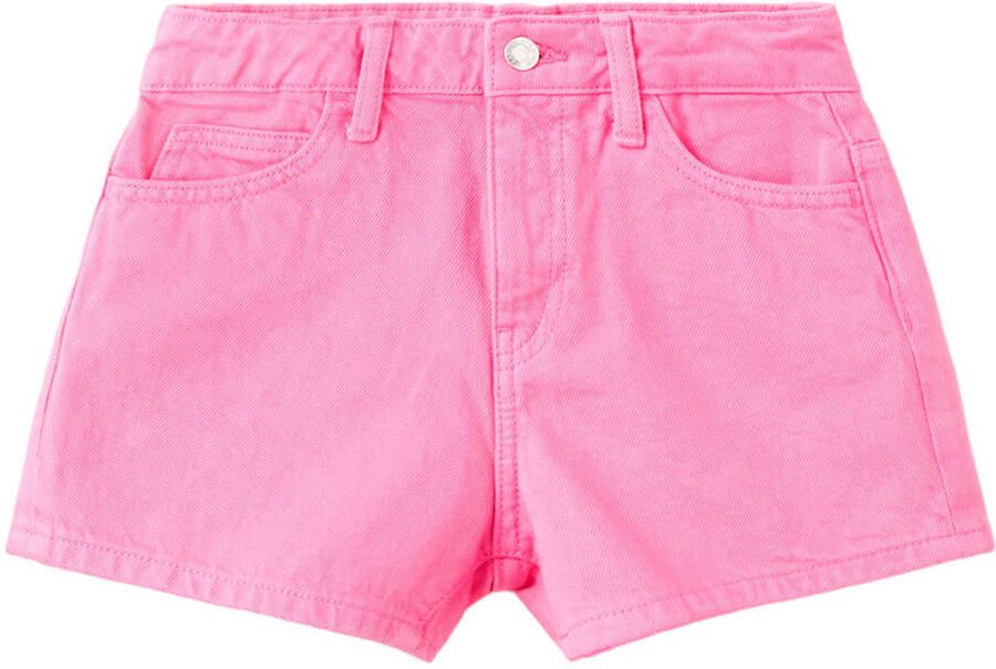Mango Kids denim short roze