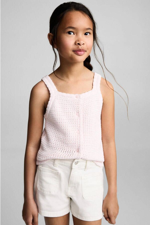 Mango Kids denim short wit
