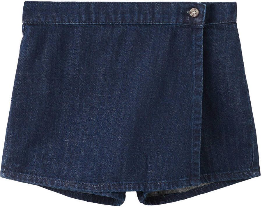 Mango Kids denim skort donkerblauw