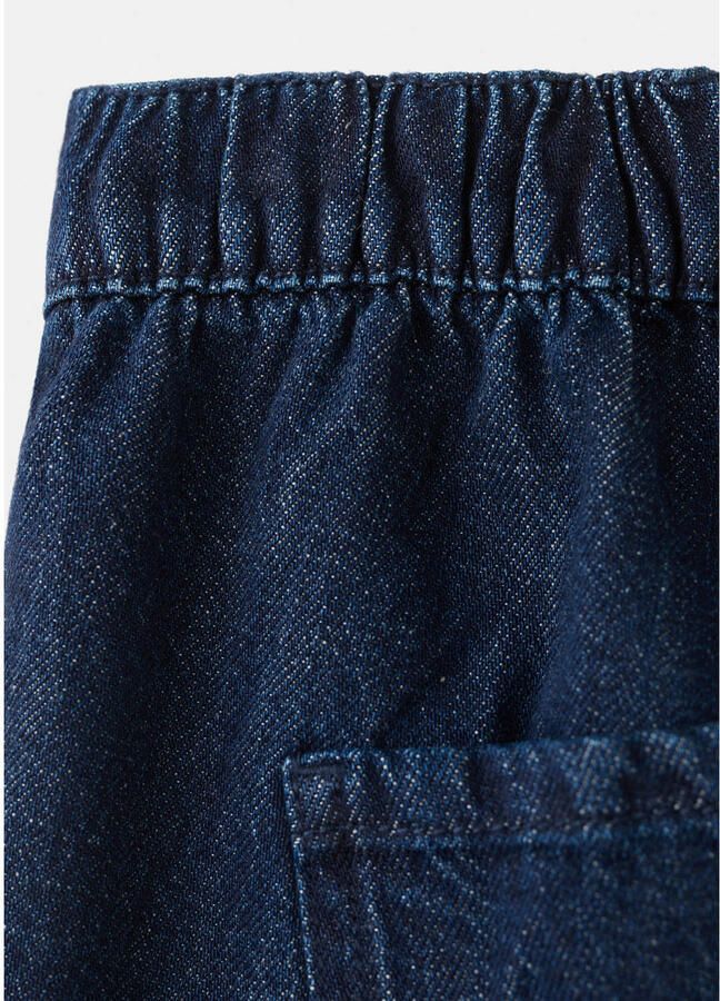 Mango Kids denim skort donkerblauw - Foto 2
