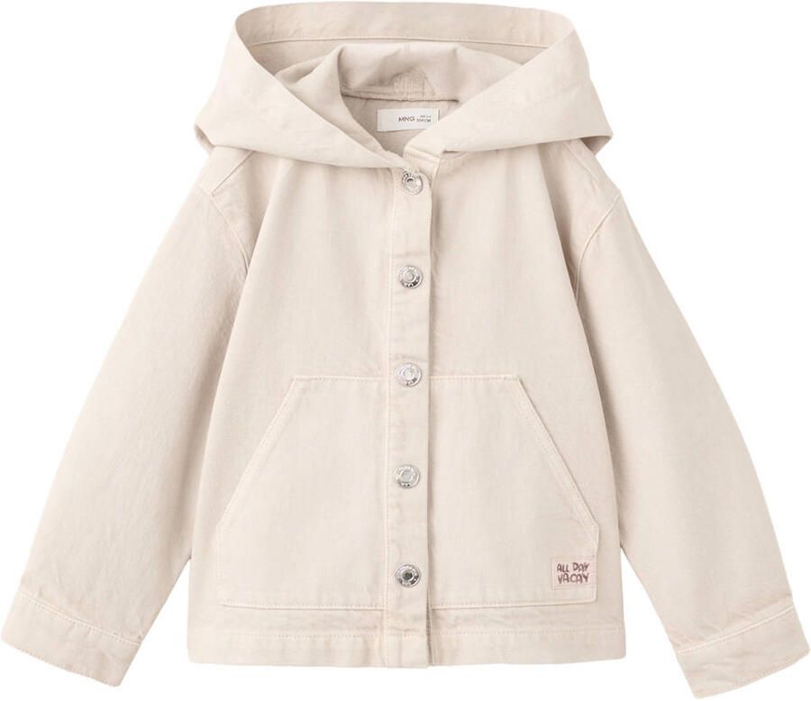 Mango Kids denim spijkerjas beige