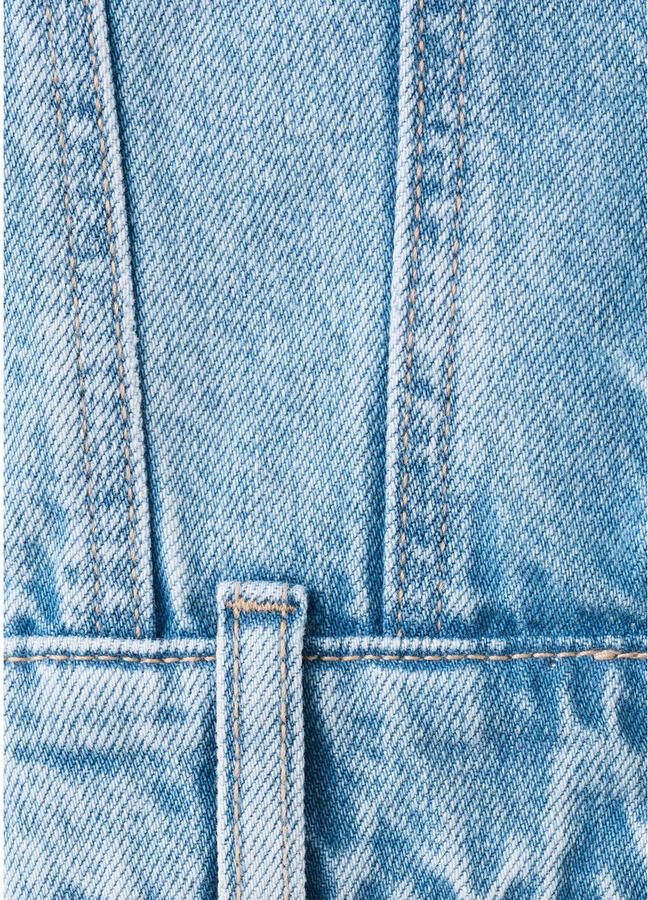 Mango Kids denim spijkerjas light blue denim - Foto 2