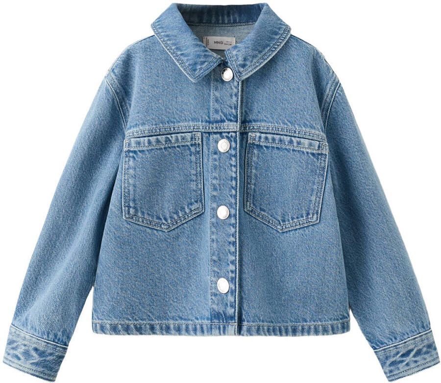 Mango Kids denim spijkerjas medium blue denim