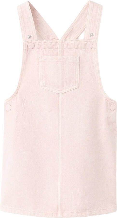 Mango Kids denim spijkerjurk lichtroze