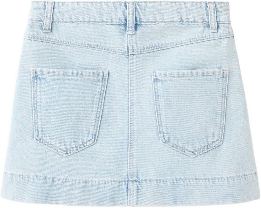 Mango Kids denim spijkerrok light blue denim - Foto 2