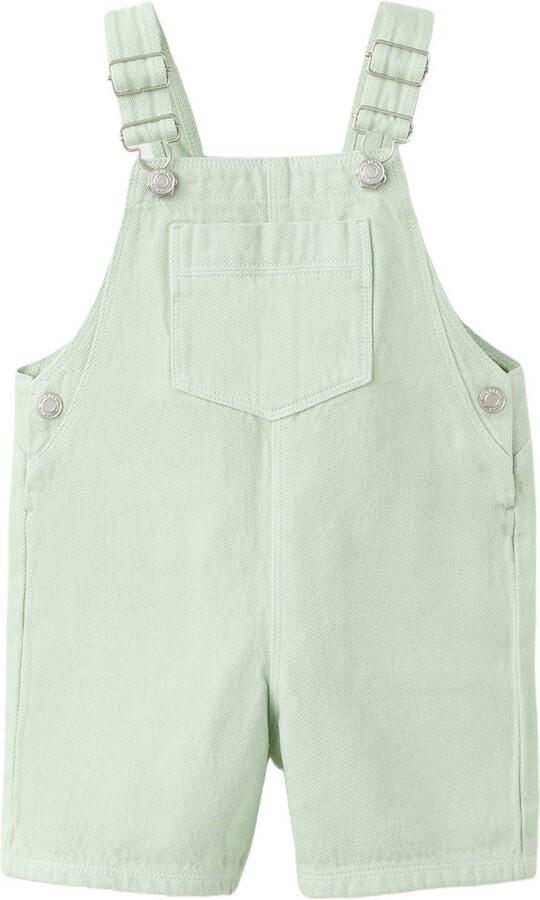 Mango Kids denim tuinbroek groen