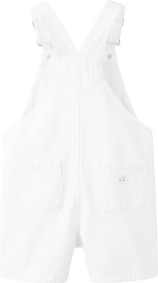Mango Kids denim tuinbroek wit - Foto 3