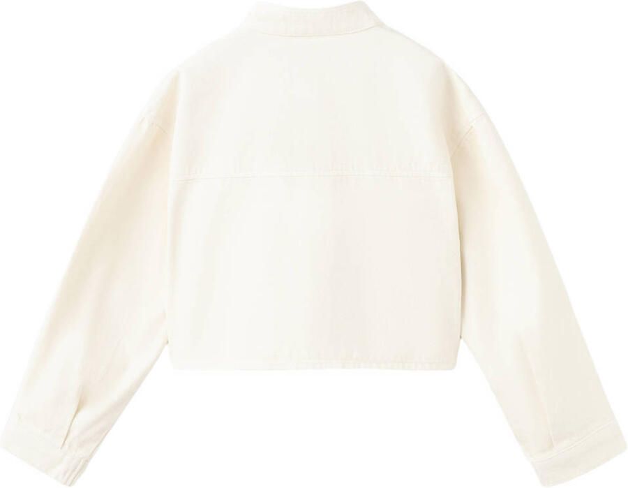 Mango Kids denim zomerjas beige - Foto 2