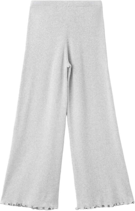 Mango Kids flared broek grijs - Foto 3