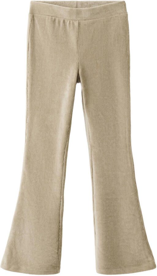 Mango Kids flared broek zand